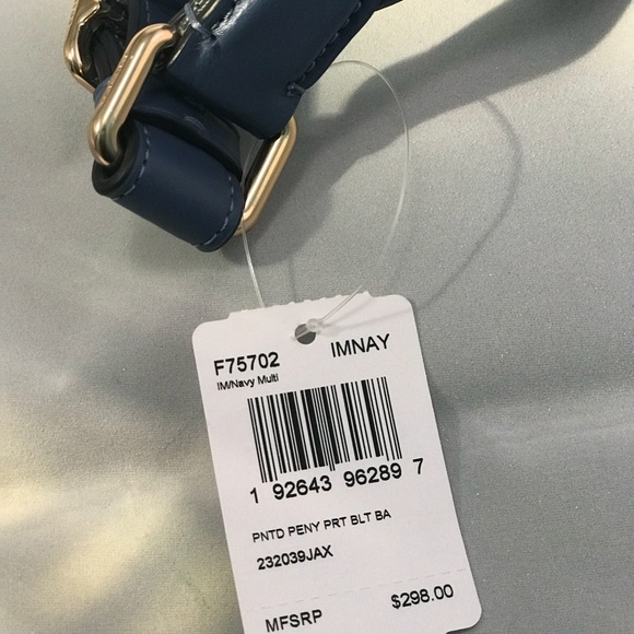 Coach Belted Bag With Painted Peony Print - Picture 3 of 8